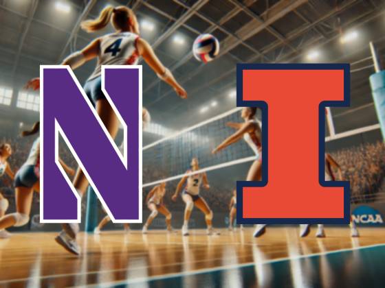 Northwestern Wildcats at Illinois Fighting Illini Women's Volleyball